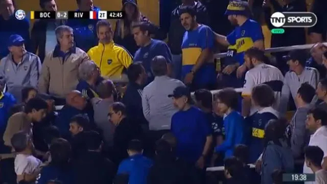 Boca vs River Plate: hinchas 'Xeneizes' armaron pelea en la tribuna [VIDEO]