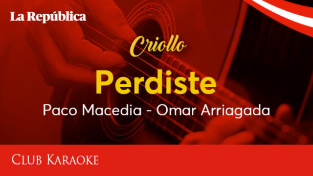 Perdiste, canción de Paco Macedia - Omar Arriagada