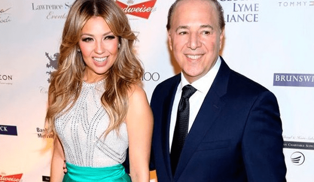 Thalía y Tommy Mottola acaban con los rumores de su separación con publicación