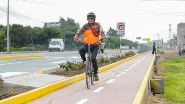 Se complementarán las señales horizontales y verticales a lo largo de la vía, con el objetivo de brindar mayor seguridad a los ciclistas y peatones. (Foto: Municipalidad de Lima)