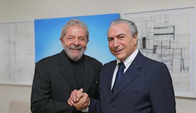 Lula pide a Temer que renuncie y convoque elecciones anticipadas