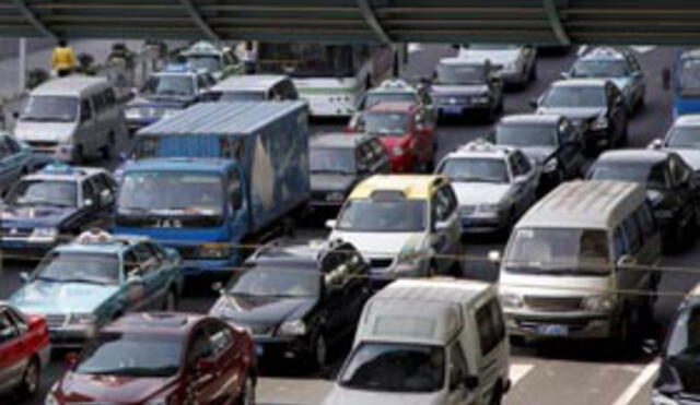 Flujo vehicular aumentó 4,4% a nivel nacional