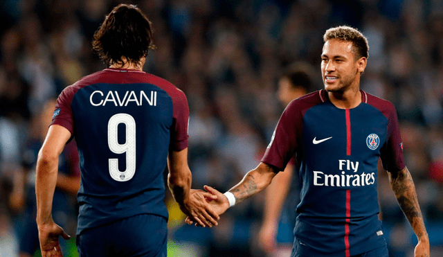 Cavani sobre su relación con Neymar: "Somos muy profesionales"