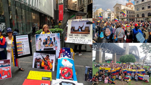 Venezolanos en todo el mundo protestan contra régimen de Nicolás Maduro