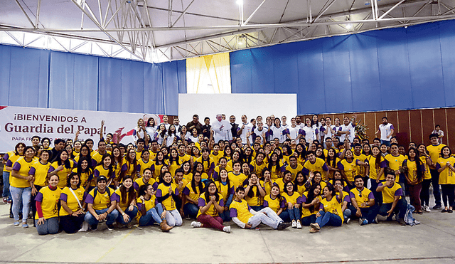 Más de 35 mil jóvenes formarán la Guardia del papa Francisco en Lima