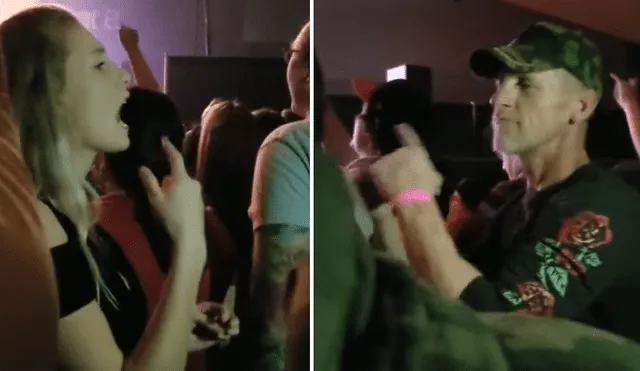 Facebook: chica traduce a lenguaje de señas concierto de rock para su padre sordo [VIDEO]