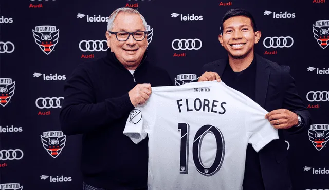 Con un video por redes sociales mostrando sus mejores jugadas, Edison Flores fue presentado por el DC United de la Major League Soccer.