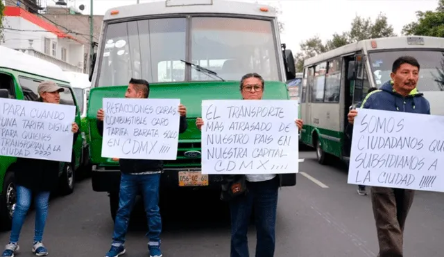 Megamarcha de transportistas por problemas de tarifa fue cancelada [FOTOS]