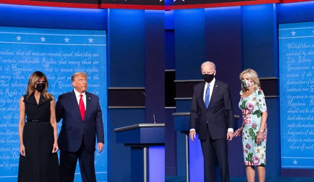 El segundo debate fue suspendido luego de que Donald Trump diera positivo a la COVID-19. Foto: EFE / Composición