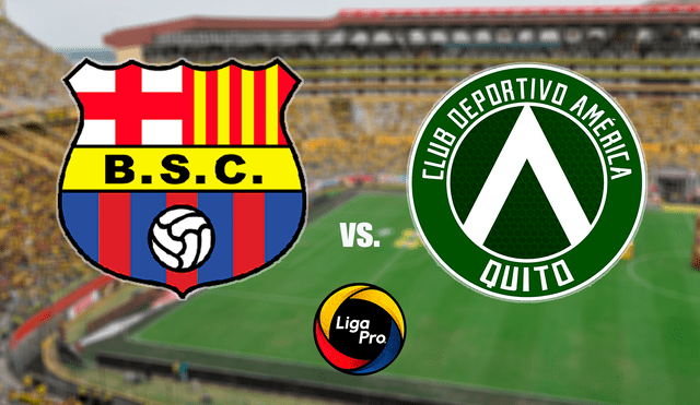 Barcelona SC vs America de Quito EN VIVO por la fecha 3 de la Liga Pro de Ecuador vía Gol TV.