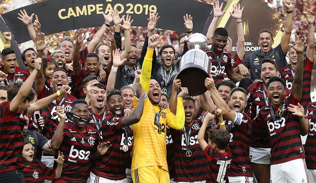 Flamengo es campeón del Brasileirao un día después de consagrarse en la Copa Libertadores 2019. Foto: AFP