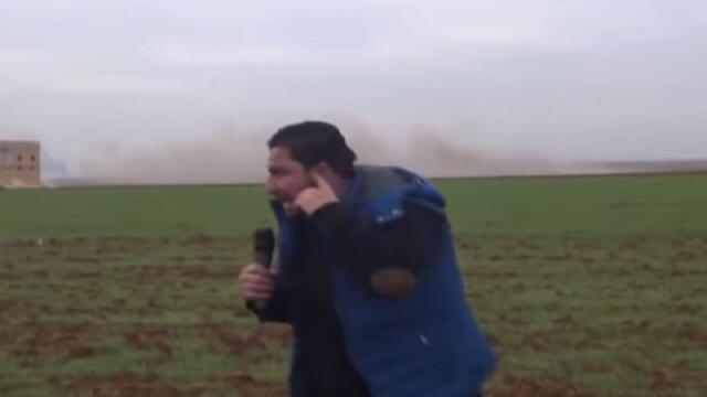 YouTube: periodista sirio transmite en vivo mientras caen bombas a su alrededor [VIDEO]