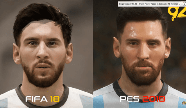 Fifa o Pes: ¿Quién tiene los futbolistas más parecidos a la vida real?