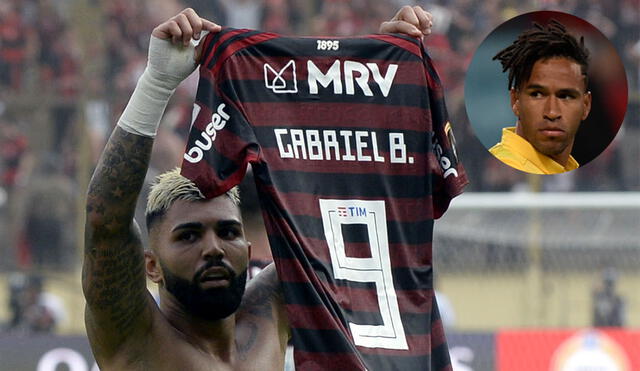 Gabriel Barbose estrenó nuevo peinado tras ganar la Copa Libertadores 2019 con Flamengo.