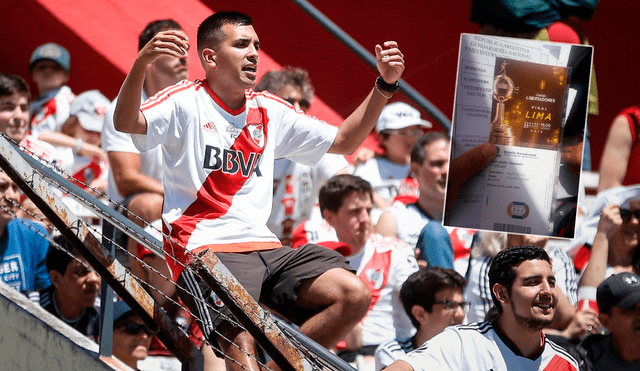 Final Copa Libertadores 2019: hincha de River Plate perdió su entrada en Argentina.