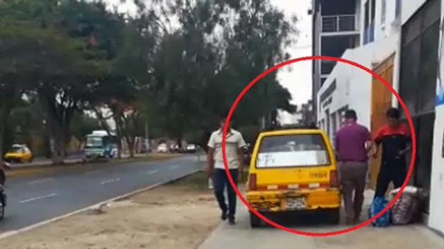 #YoDenuncio: vehículo estaciona en plena vereda de la ciudad de Trujillo [VIDEO]