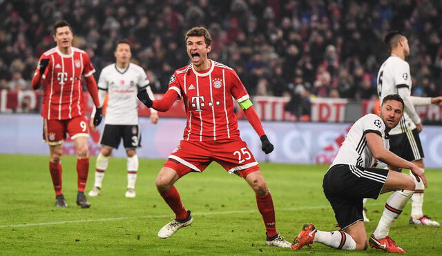 Bayern Munich pone un pie en cuartos de final