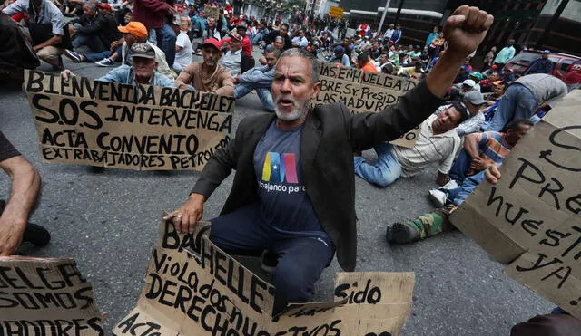 resistencia. Constantes protestas contra Nicolás Maduro.