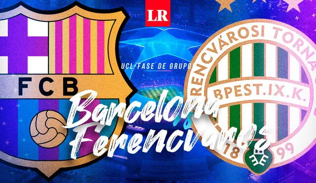 FC Barcelona y Ferencváros juegan este martes por la fecha 1 del grupo G de la Champions League 2020-2021. Foto: Composición de Fabrizio Oviedo / La República
