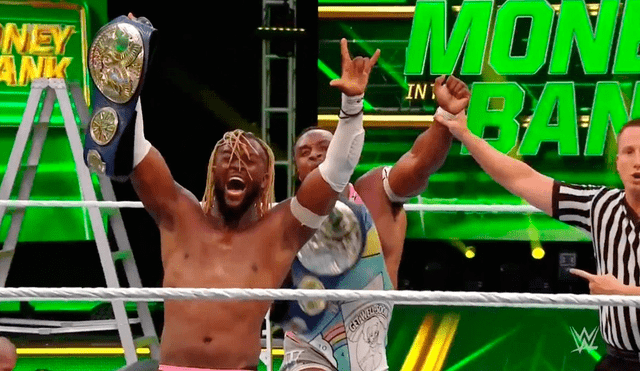 The New Day retuvo los títulos en pareja de SmackDown en Money in the Bank. | Foto: WWE