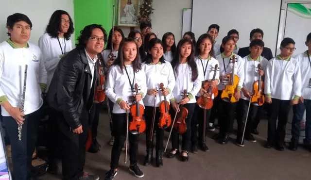 Colegios Zárate: presentación de la Orquesta Filarmónica de Huancayo