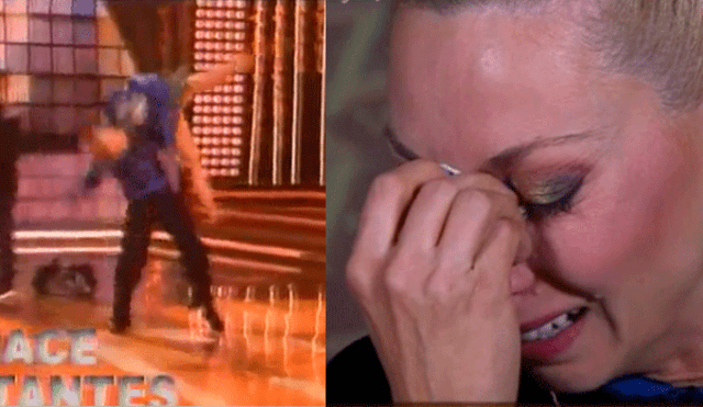 ‘El Gran Show’: Belén Estévez rompió a llorar tras sufrir terrible lesión [VIDEO]