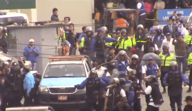 Ocho heridos deja enfrentamiento entre serenos de Lima y San Miguel [VIDEO]