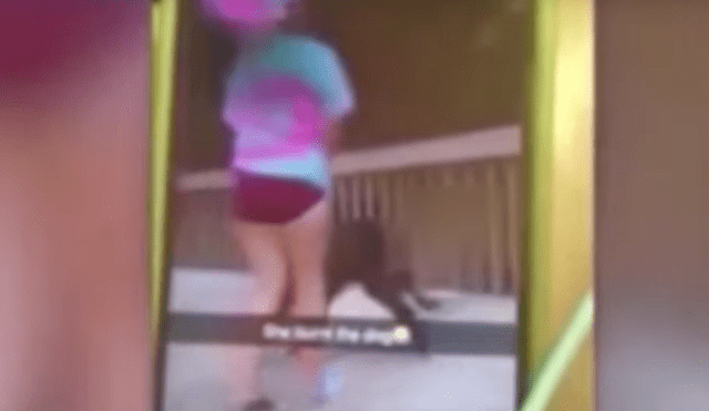 Snapchat: Adolescente intentó quemar a su perro y transmitirlo en redes [VIDEO]
