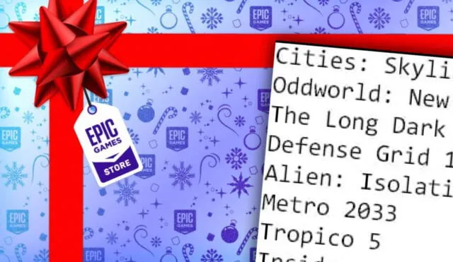 Una nueva lista con menos juegos AAA se filtró sobre los regalos diarios que llegarán a la Epic Games Store. Foto: Epic Games, composición