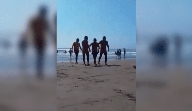 Salvan a bañista de ahogarse en playa de Pimentel [VIDEO]
