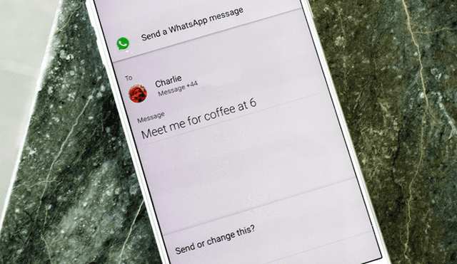 WhatsApp: descubre cómo enviar mensajes sin tocar tu teléfono con Google Assistant