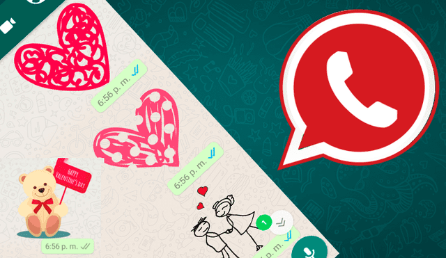 Vía WhatsApp: El servicio ya posee stickers por ‘San Valentín’ y así puedes obtenerlos [FOTOS]