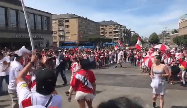 Perú vs Suecia: hinchas bailaron marinera en la previa en Gotemburgo [VIDEO]