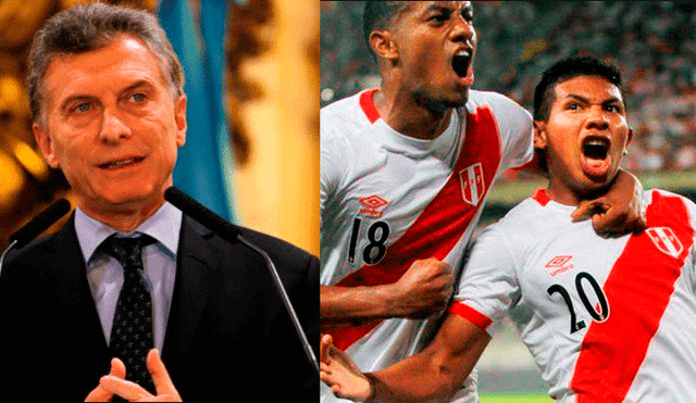 Mauricio Macri felicita al Perú por su clasificación al Mundial Rusia 2018