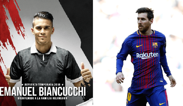 Emanuel Biancucchi marca distancia de su primo Lionel Messi