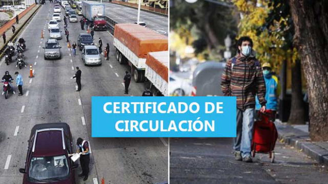 Certificado de circulación en Argentina. Foto: composición.
