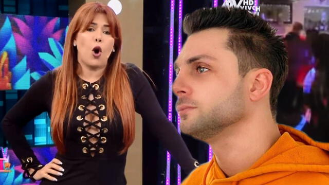 Magaly Medina exhibe mensaje que vincularía a modelo Angie Arizaga y Nicola Porcella 