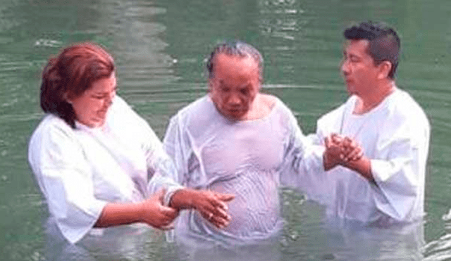 Melcochita se bautizó como Jesucristo en el río Jordán [VIDEOS]