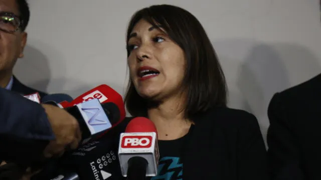 Milagros Salazar también comentó que Fuerza Popular debe evaluar si postularán a las elecciones congresales de 2020. Foto: La República.