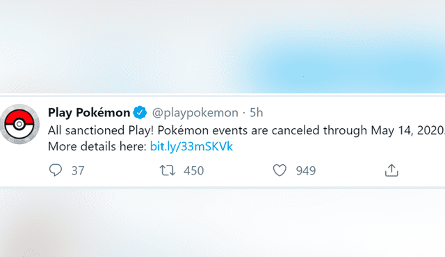 La cuenta de Play Pokémon hizo el anuncio.