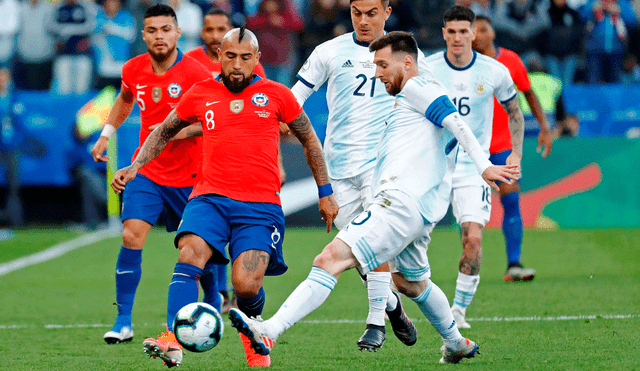 Arturo Vidal apoyó a Lionel Messi y considera que Brasil fue beneficiado en la Copa América 2019. | Foto: EFE