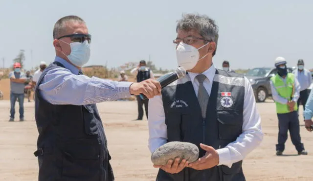 Galdós participó en el inicio de obra del mejoramiento del puesto de salud Los Olivos. Foto: GRT