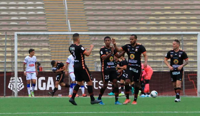 Mannucci y Ayacucho FC se enfrentaron en el Estadio San Marcos por la jornada 14. Foto: Mannucci