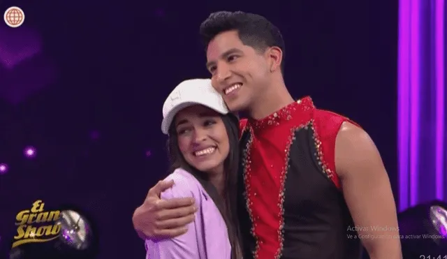 Raysa Ortiz y Santiago Suárez llevan 5 años juntos. Foto: Screenshot de "El gran show"