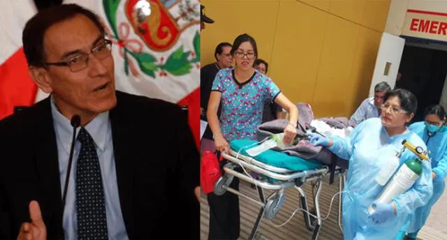 Vizcarra ordenó que niños graves tras choque sean evacuados en avioneta presidencial