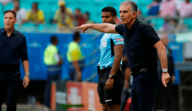 Director técnico de Colombia Carlos Queiroz se refirió al VAR tras la victoria sobre Paraguay por Copa América 2019.