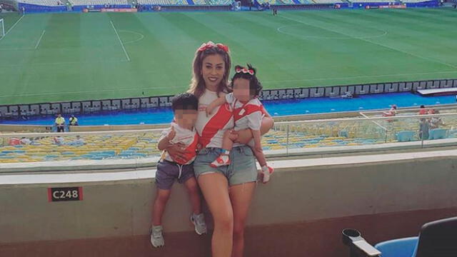 Claudia Díaz con sus hijos  Foto: Instagram
