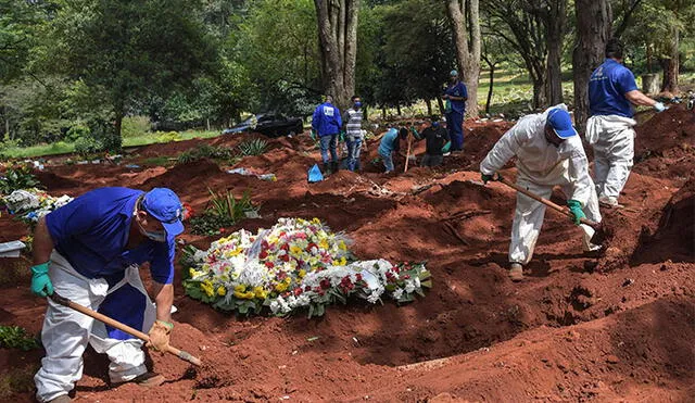Así se prepara el cementerio más grande de Brasil para enterrar muertos por coronavirus [FOTOS]
