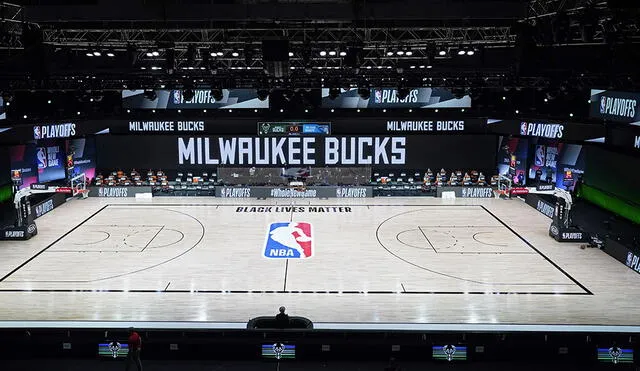 NBA anuncia la suspensión de los juegos de HOY tras protesta de los jugadores de Bucks. Foto: AFP