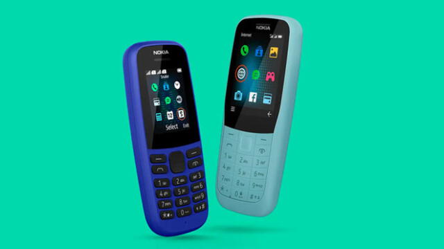 De estos dos móviles solo el Nokia 220 4G ofrece conexión a Internet.